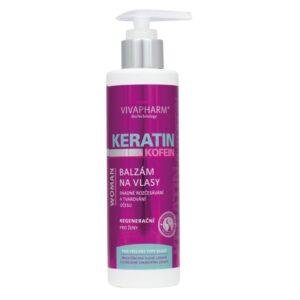 Keratin balzam za kosu sa kofeinom VIVAPHARM pogodan za sve tipove kose